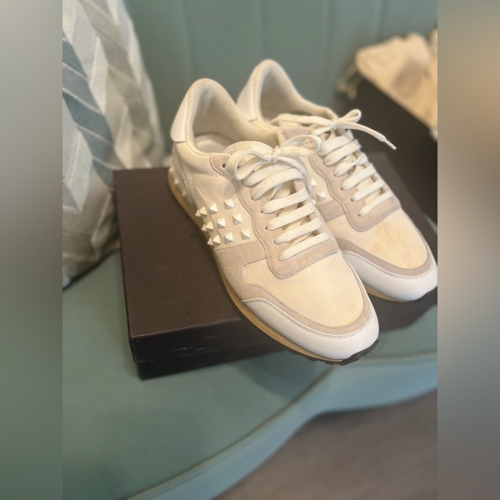 Men’s Valentino Cream White Sneakers